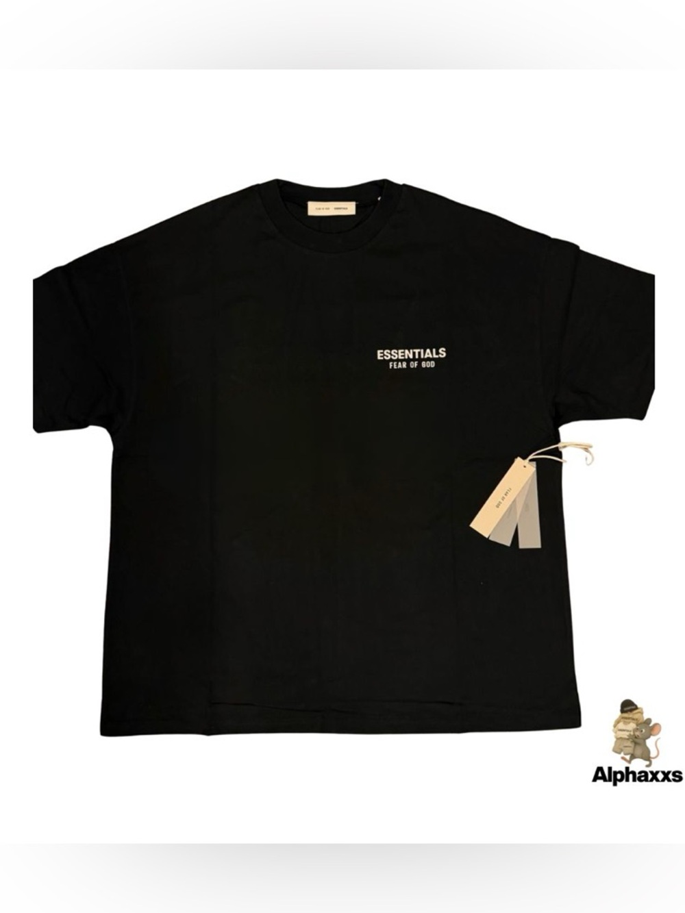 Fear of God Essentials Classic Short Sleeve Tee | Jet Black